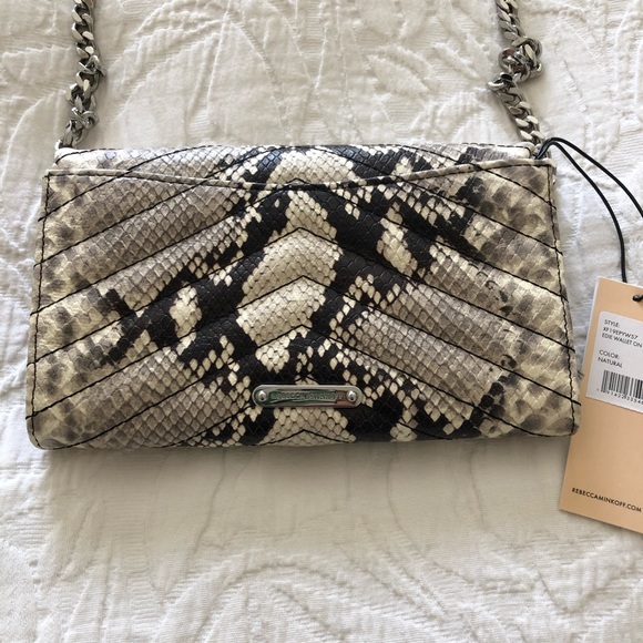 HP! Rebecca Minkoff Python Crossbody Wallet Purse NWT - Picture 5 of 11